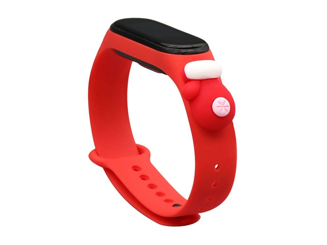 pulsera de navidad para Xiaomi Mi Band 4 / Mi Band 3 - rojo