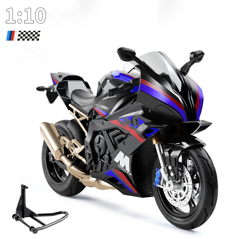 (rosa) Miniatura De Motocicleta Em Liga Metálica Fundida, Escala 1:10, Para Colecionadores.