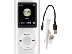 Reproductor Mp3, Sonido Elegante Sin Pérdidas, Pantalla Lcd Delgada De 1,8", Música Portátil Para Viajes (plateado)