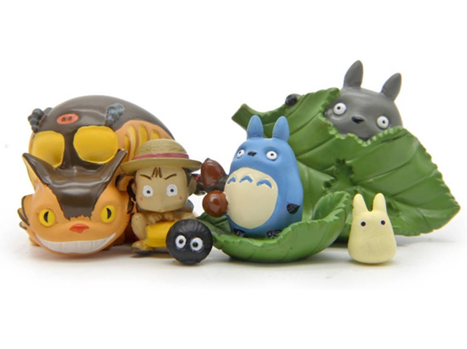 Figuras EASTVAPS Bus Totoro (6 Piezas)