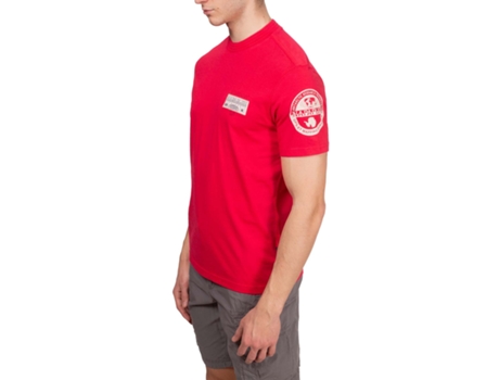 Camiseta de Hombre NAPAPIJRI Rosa (S)