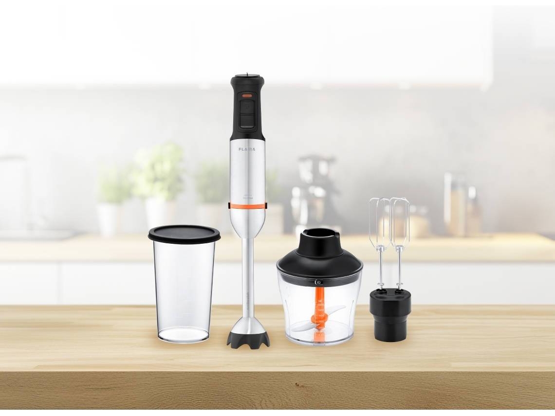 Batidora de Mano con Accesorios FLAMA 2056FL (2000 W - Inox)