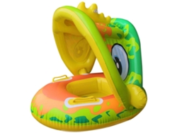 Flotador inflable para bebé Herefun con protección solar y asiento extraíble, ayuda a nadar a partir de los 6 meses.