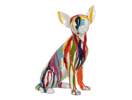 Figura Decorativa Perro 15 x 13 x 26 cm