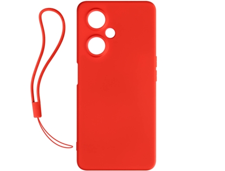 Carcasa para OnePlus Nord CE 3 Lite 5G Silicona Mate Antihuellas Rojo AVIZAR