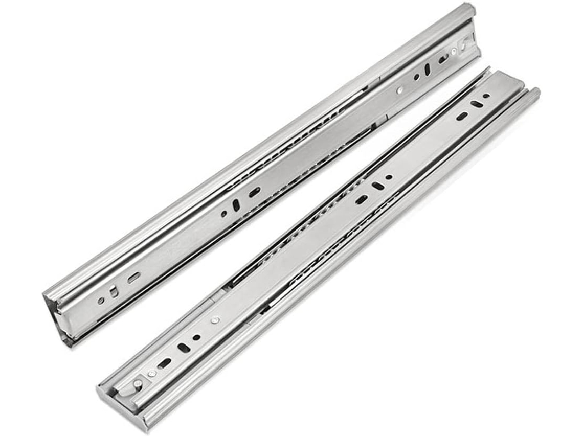 10-20 Guías Para Cajones De Acero Inoxidable Con 14 Rodamientos De Bolas.