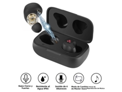 Auriculares Estéreo Inalámbricos Bluetooth Con Micrófono, Carga Portátil, Batería De 12 Horas De Duración Y Resistentes Al Agua.