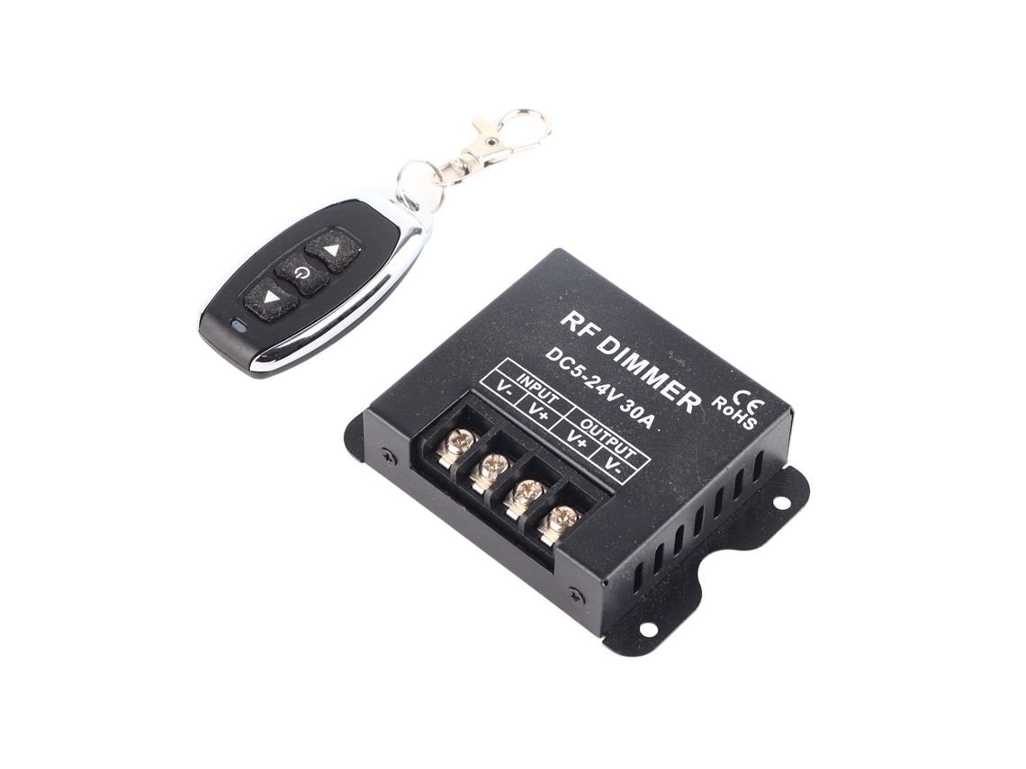 Control Remoto Inalámbrico Rf Para Ajuste De Brillo De Equipos Eléctricos, 5-24 V 30 A