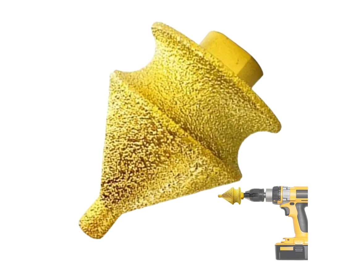 Accesorio Para Biselar Broca Roscada M10 Desbarbar Y Trabajar Con Madera Hormig N Azulejos Metal Reparaci De Amoladoras