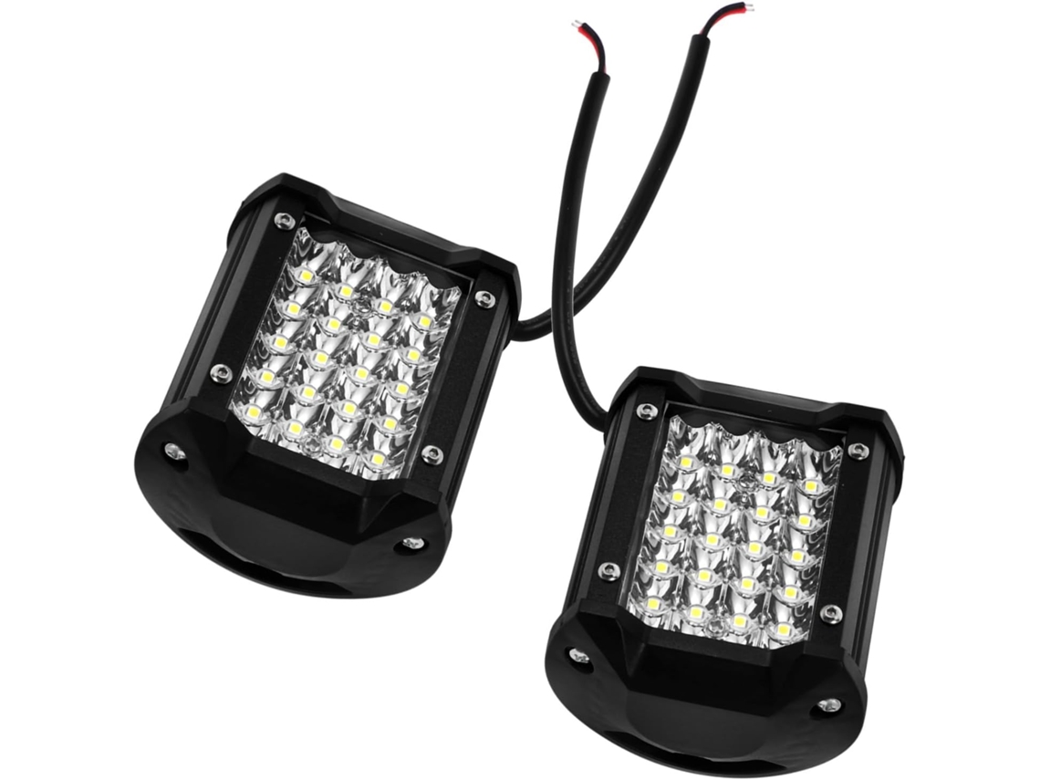 Conjunto De 2 Faróis De Trabalho Led, Farol Auxiliar Para Suv E Caminhão.
