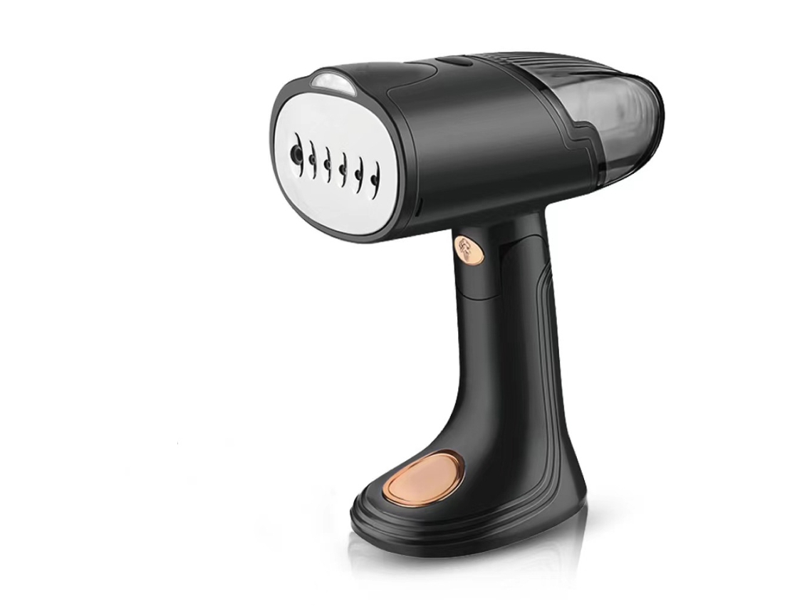 Vaporizador de ropa Eifson de 1500 W con depósito de agua extraíble de 138 ml, plegable (negro)