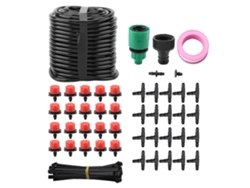 Sistema de riego automático por microgoteo para jardines, 20 m