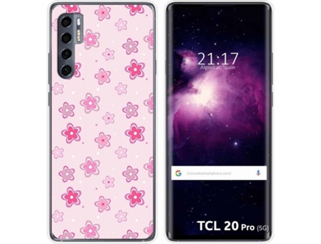 Carcasa TCL 20 Pro 5G TUMUNDOSMARTPHONE Flores Multicolor