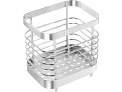 Soporte para utensilios: Material de acero inoxidable: Fabricado en acero inoxidable de alta calidad y fácil de limpiar, este