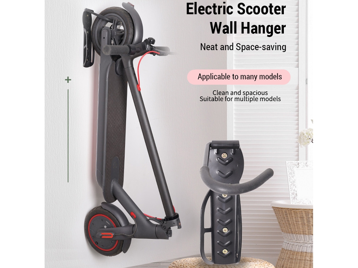 Soporte De Pared Para Patinete Eléctrico Vertical Gancho De Acero Compatible Con M365 M365pro Kugoo M4