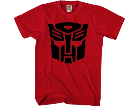 Camisetas Unisex DEEPSTONE Red Autobot Logo Transformers Rojo (XXL)