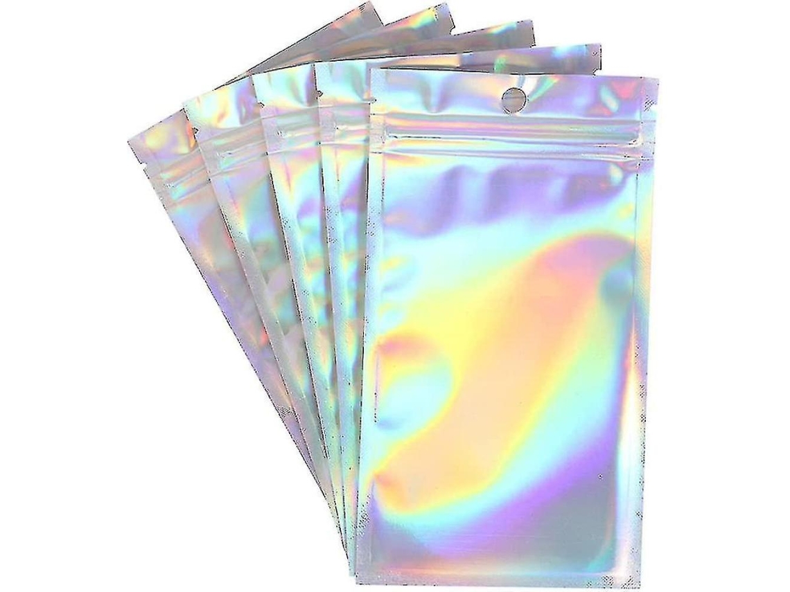 Bolsa De Aluminio Resellable, Con Pantalla Frontal Transparente Y Película Metalizada De Alta Calidad, Multiusos Para Almacenar Alimentos Con Protecci