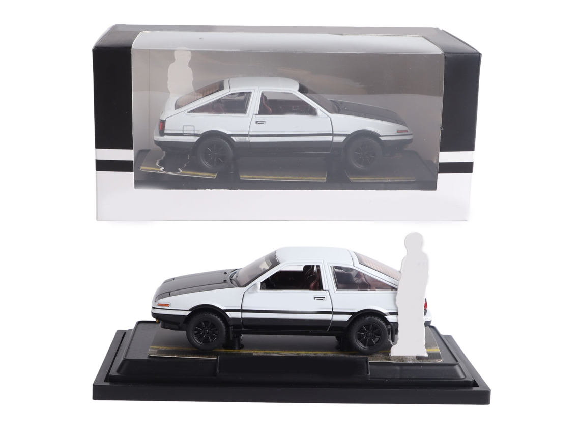 Modelo decorativo de coche de aleación simulado con base.