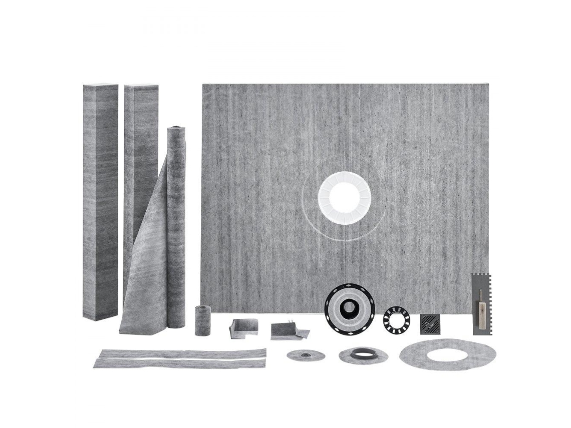Conjunto de Componentes para Instalación de Ducha Estanca 60x48 Tekmaquinas