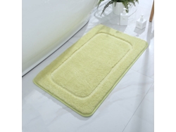 Alfombra de Baño LUUCOZK Antideslizantes Absorbentes Decoración Baño Secado Poliéster Amarillo (50x80cm)