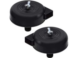 2 Filtros Compresor, Rosca Macho 16mm 3/8pt, Silencioso Para Compresor De Aire, Plástico Resistente, Negro