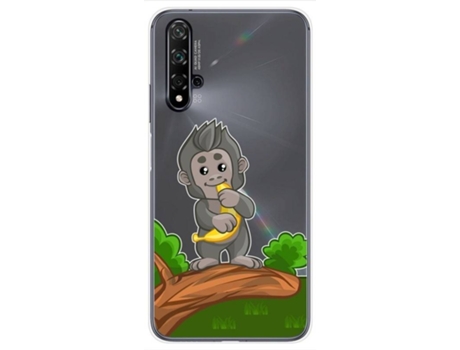 Carcasa Huawei Nova 5T / Honor 20 TUMUNDOSMARTPHONE Dibujos Transparente Multicolor