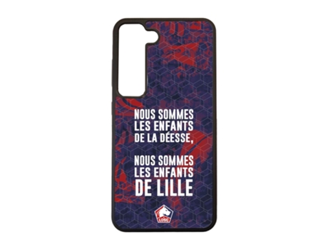 Funda Móvil Oficial Lille Fc para Samsung Galaxy S23 PHONECASES3D Piel Sintética Negro
