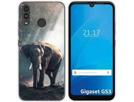 Carcasa Gigaset GS3 TUMUNDOSMARTPHONE Elefante Multicolor