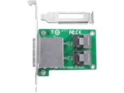 Tarjeta Adaptadora Minisas Sff-8087 A Sff-8088, Puerto Sas Interno/externo Dual