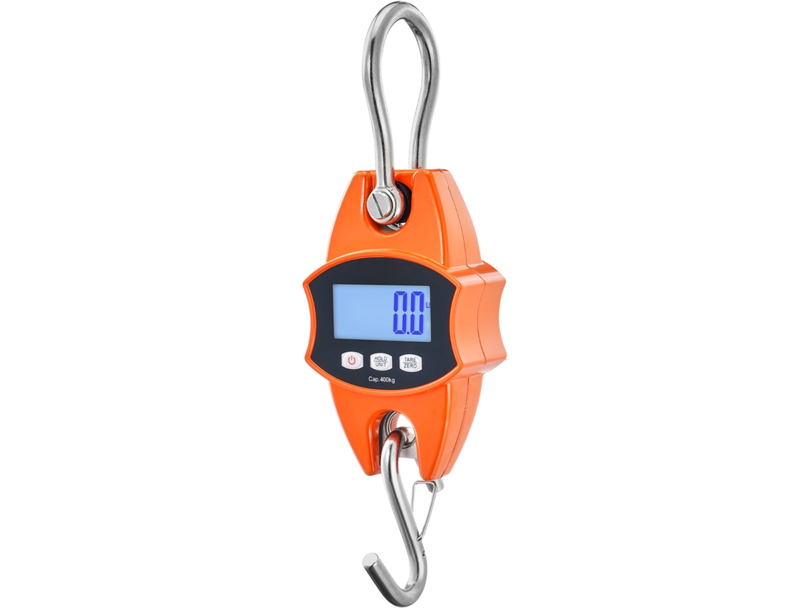 Báscula De Grúa Digital Succebuy, 880 Lb/400 Kg, Báscula Colgante Resistente, Aluminio Fundido, Pantalla Lcd