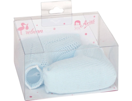 Ropa para Muñecas ARIAS Set Calcetines Azul para Muñecos 40-45 cm (9 x 9 x 5,5 cm)