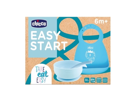 Set Vajilla Silicona Easy Start 6M CHICCO