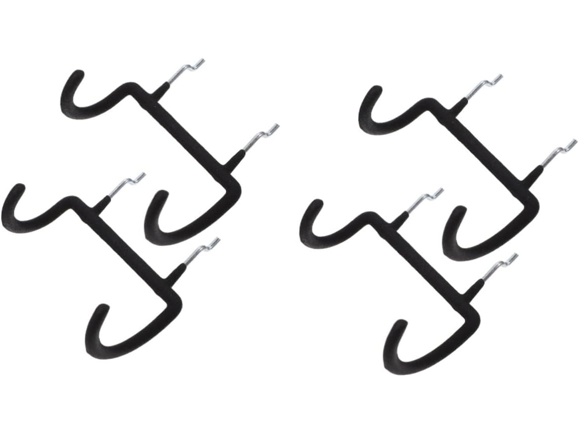 4piezas Perforated Wall Hooks Heavy Duty Pegboard Drill