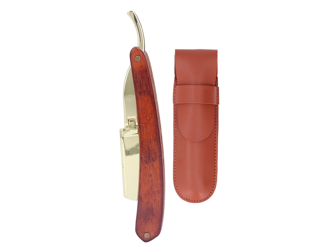 Vlrla-men Manual Aço Inoxidável Barba Blade Apoio