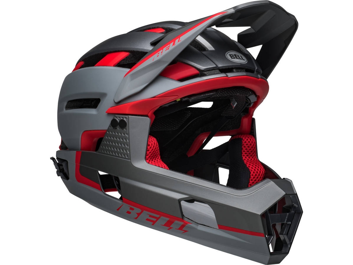 Casco con mentonera BELL Giro Switchblade Mips (Talla: M - Rojo, Gris)