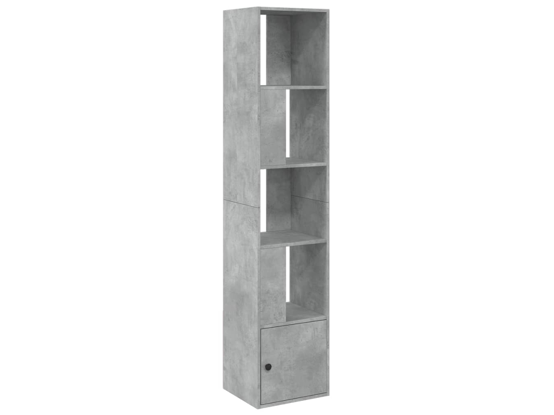 Maison Exclusive - Estantería De Madera De Ingeniería Gris Hormigón 40x36x189 Cm