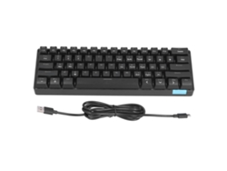Teclado Sem Fio Mecânico 61 Teclas Pbt 12 Efeitos De Luz Bt5.0 Bateria 1000mah Para Gaming E Escritório