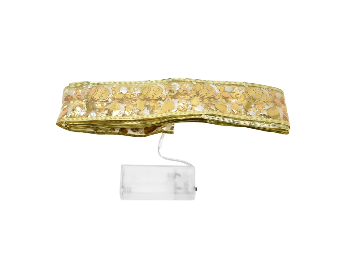 Guirnalda De Luces Led Doradas De 5 M Para Pascua, Decoración Interior Y Exterior.