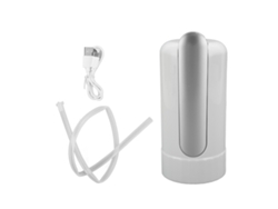 Dispensador de agua eléctrico portátil, recargable por USB, potente motor, silencioso, automático, para uso en casa y viajes.