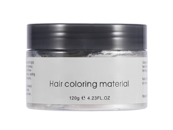 Crema De Coloración Capilar Desechable Unisex 120g Para Peinado, Arcilla De Tinte Blanco