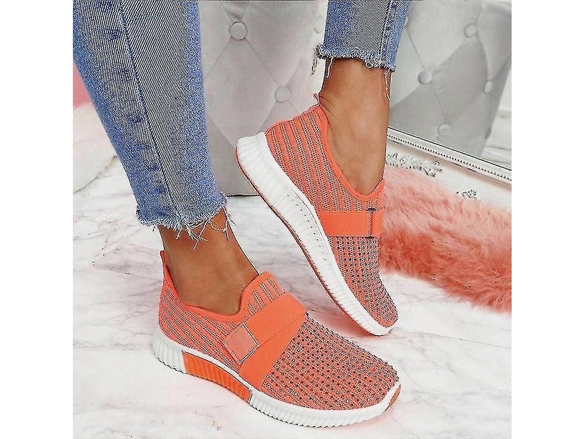2026-zapatos Slip-on Mujer Con Suela Ortopédica Sneakers Moda Plataforma Para Caminar Respirantes Y Cómodos