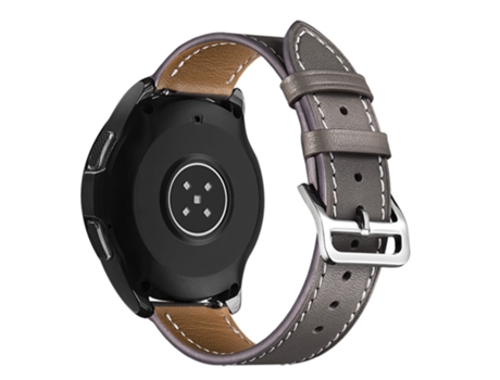 Correa de piel auténtica para Samsung Galaxy Watch 5 40mm/44mm/Watch 5 Pro 45mm - gris pardo