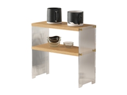 Estante De Almacenamiento De Tazas De Café De 2 Niveles, Estable Y De Gran Capacidad Para Encimera De Cocina.