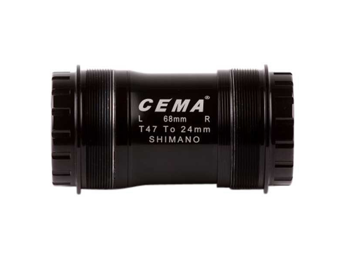 Copos de Pedaleira de Cerâmica para Shimano T47 Prateado 68/73 Mmcema