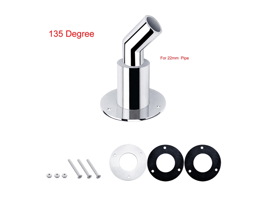 Pieza De Escape Thru Hull De Acero Inoxidable 316, Conector De Tubo 22mm, Hardware Para Calentadores Diésel