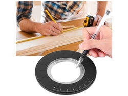 Regla Circular Ajustable Para Dibujar, Riel De Medición De Acero Inoxidable Para Manualidades Y Diseño.