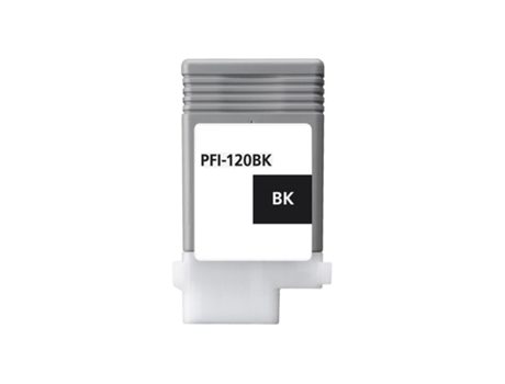 Cartucho de Tinta Compatible CANON Pfi120 Negro Tinta Pigmentada (2885C001)