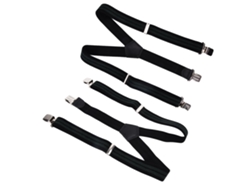 Tirantes Elásticos Ajustables Para Hombre Con Clips Metálicos Para Fiestas Formales - Verde