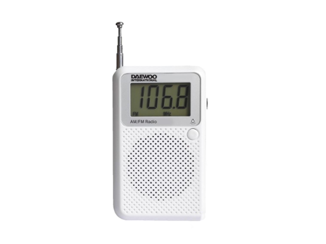 Radio Am/Fm portátil a batería con pantalla Daewoo