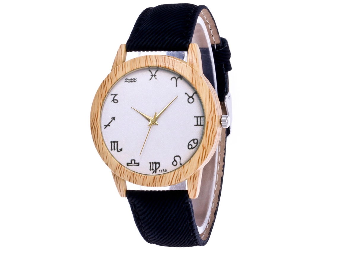 Relógio De Pulso Lvpai De Silicone Com Design Simples E Dial De Cor Solida Para Mulheres (preto)